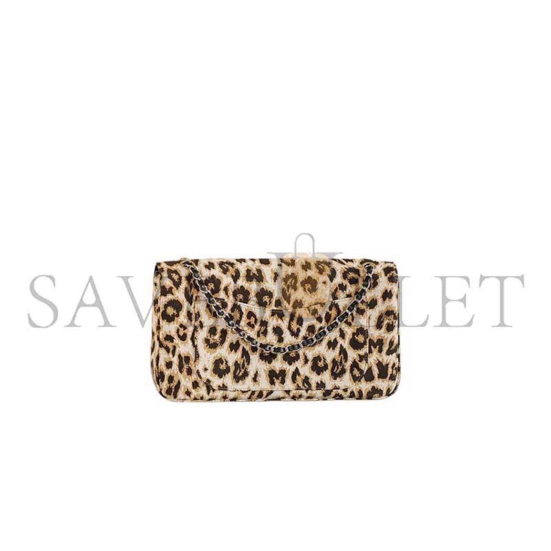 Ch**el master leopard print classic flap bag (33*18*8cm)